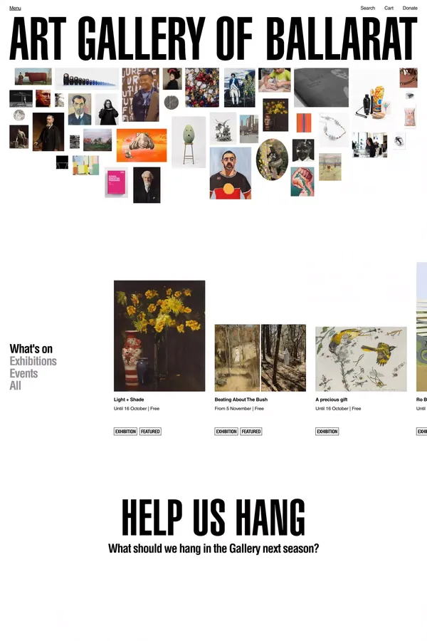 Home | Art Gallery of Ballarat - Other design inspiration