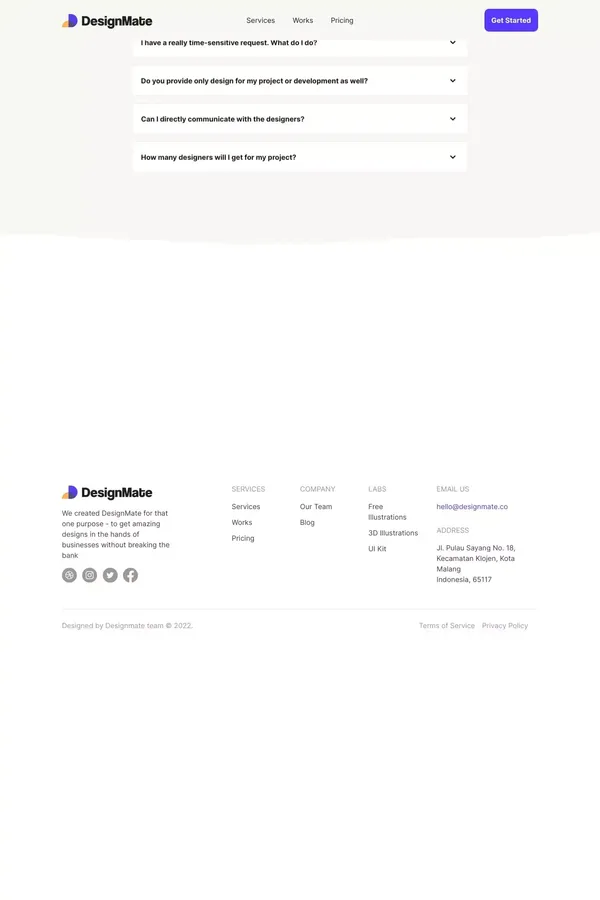 DesignMate - On-demand UI/UX and branding design agency