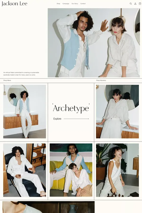 jacksonleestudios - Ecommerce design inspiration