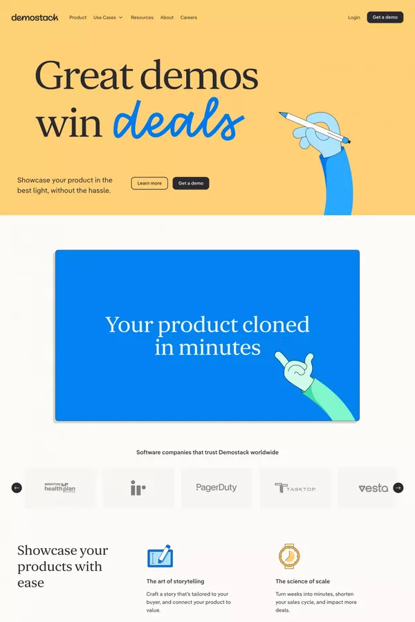 Home – Demostack - Landing design inspiration