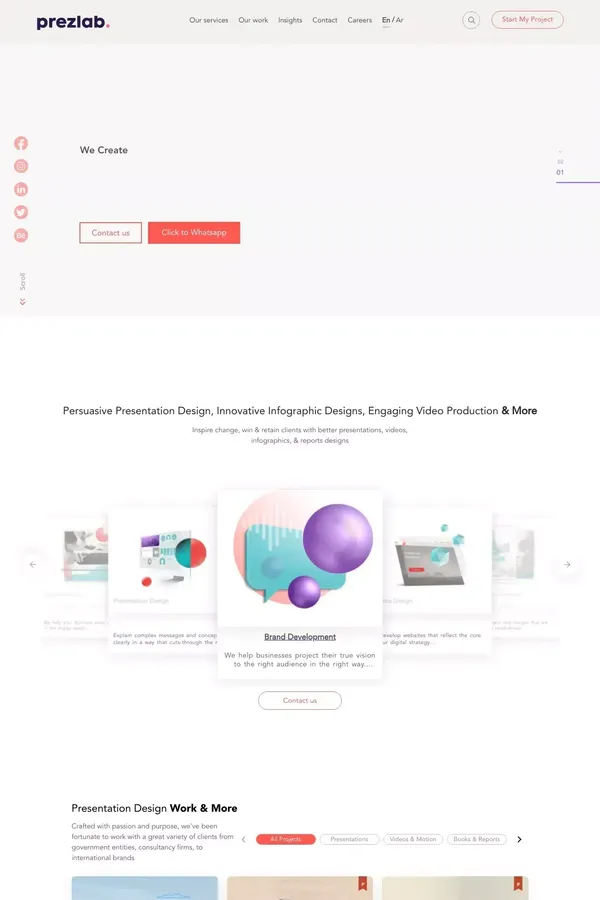 Presentation Design Agency Dubai UAE - PPT Design Dubai - Video Production Dubai - PrezLab - Blog design inspiration