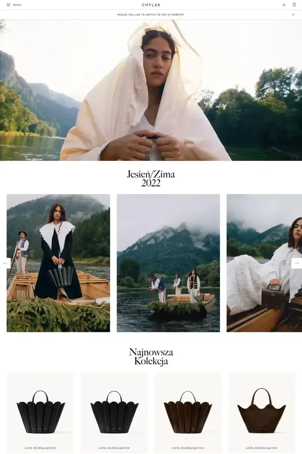 Chylak - Ecommerce design inspiration