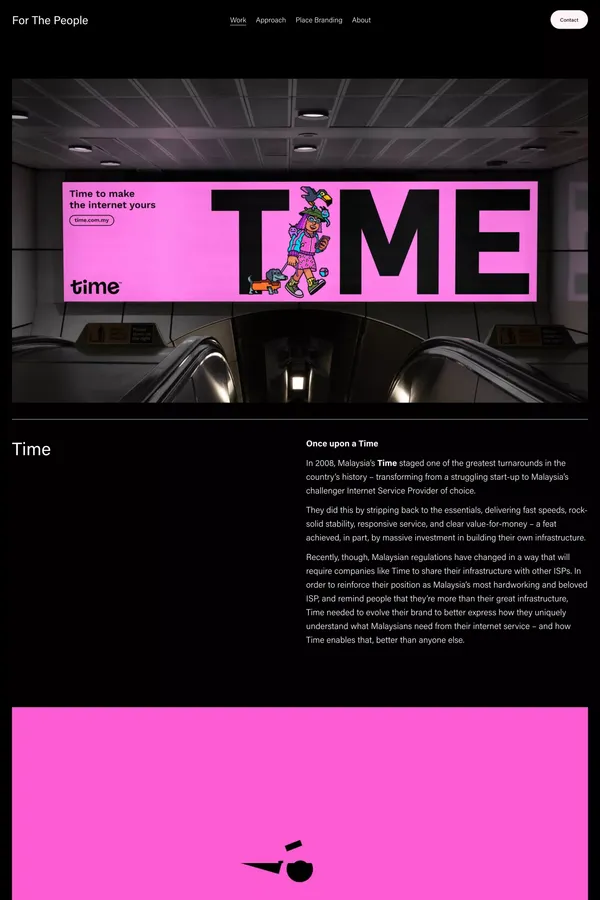 Time — For The People - Case Study design inspiration