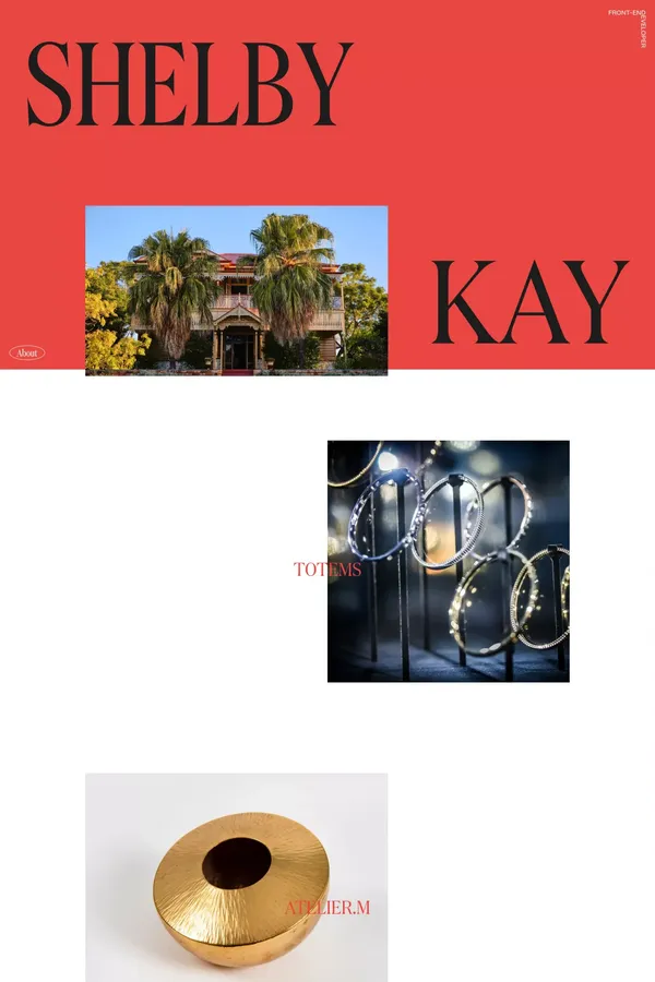 Shelby Kay — Front-End Developer - Portfolio design inspiration