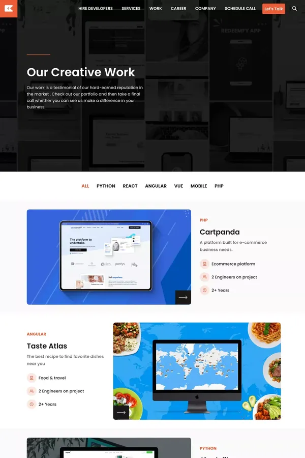 Website and Mobile App Development Portfolio - Citrusbug