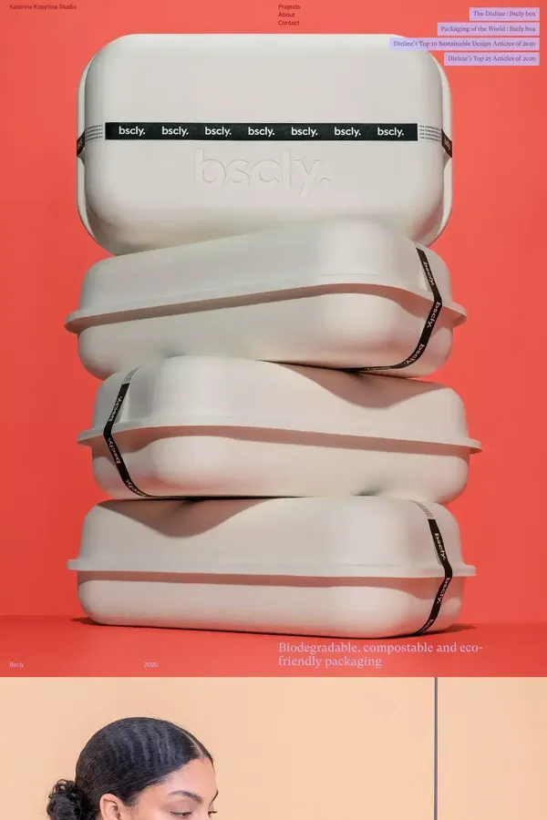 Katerina Kopytina Studio - Portfolio design inspiration