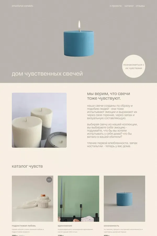 дом странных предметов - website design inspiration