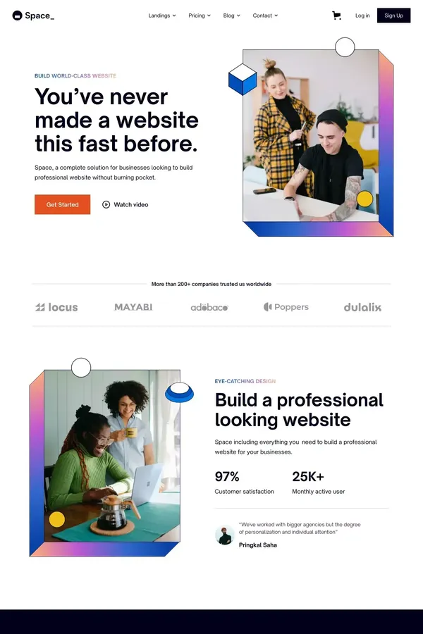 S_pace - Webflow Ecommerce Website Template - Template design inspiration