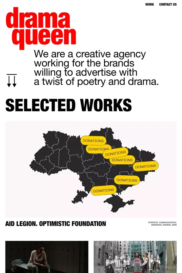 drama queen - Portfolio design inspiration