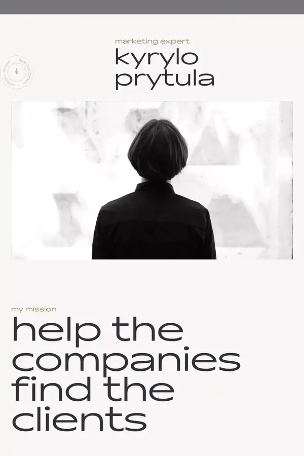 Kyrylo Prytula â Marketing Expert - website design inspiration