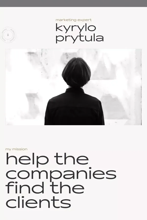 Kyrylo Prytula â Marketing Expert