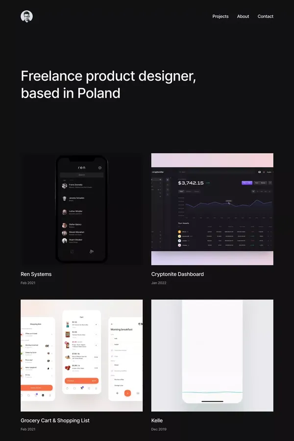 Dusk â Elegant and premium Framer portfolio template - Portfolio design inspiration