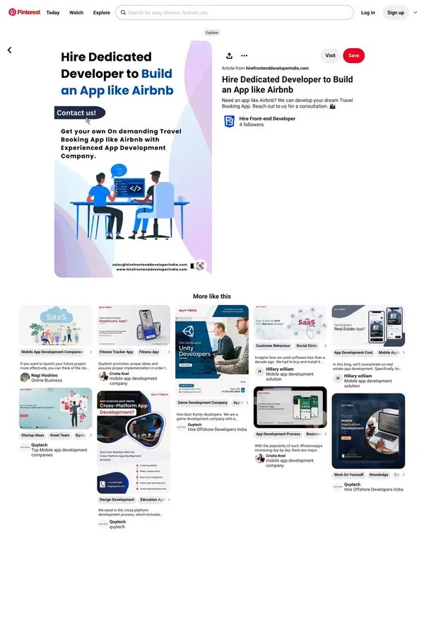 Pin on Hire Frontend Developer - Blog Post design inspiration