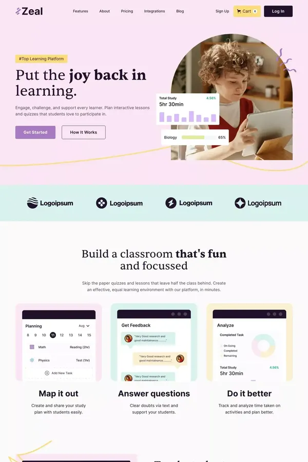 Zeal - Webflow Ecommerce Website Template - Template design inspiration