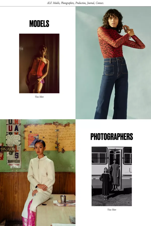ALF - Portfolio design inspiration