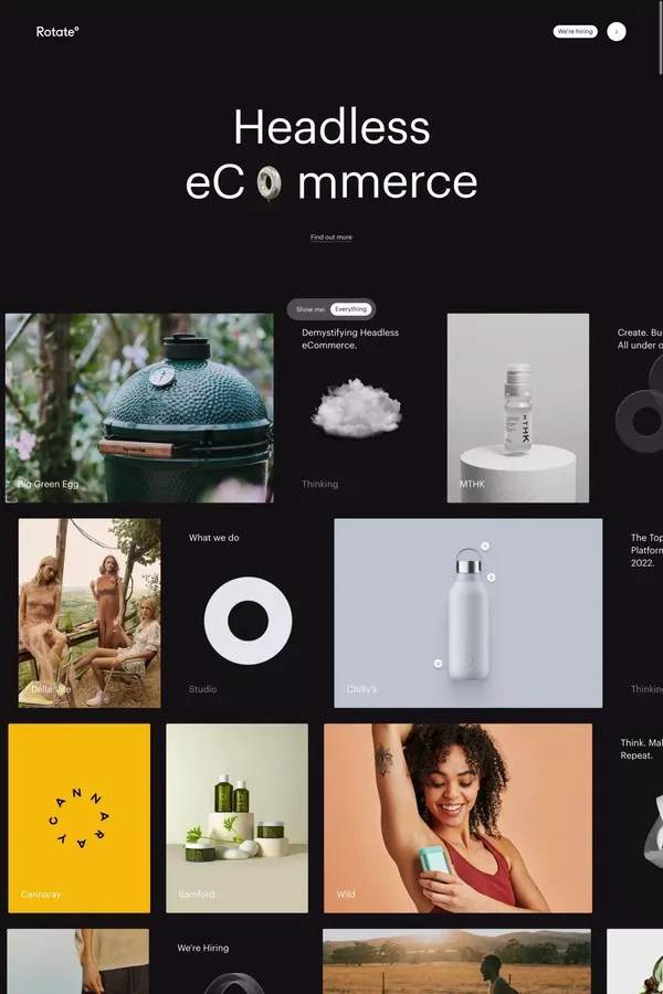 RotateÂ° - Portfolio design inspiration