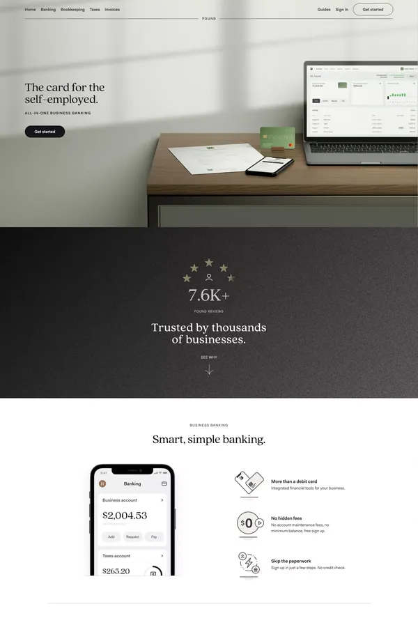 Just a moment... - Landing design inspiration