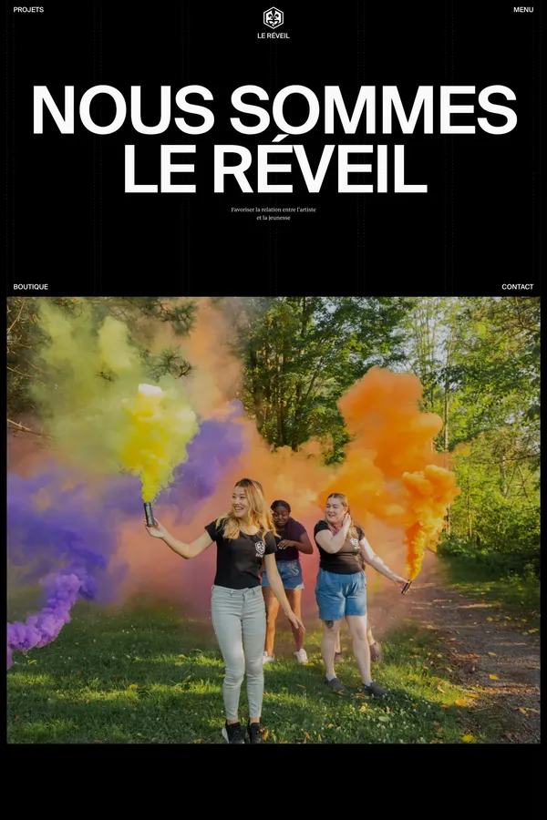 Éveiller l’identité franco-canadienne | Le Réveil - Portfolio design inspiration