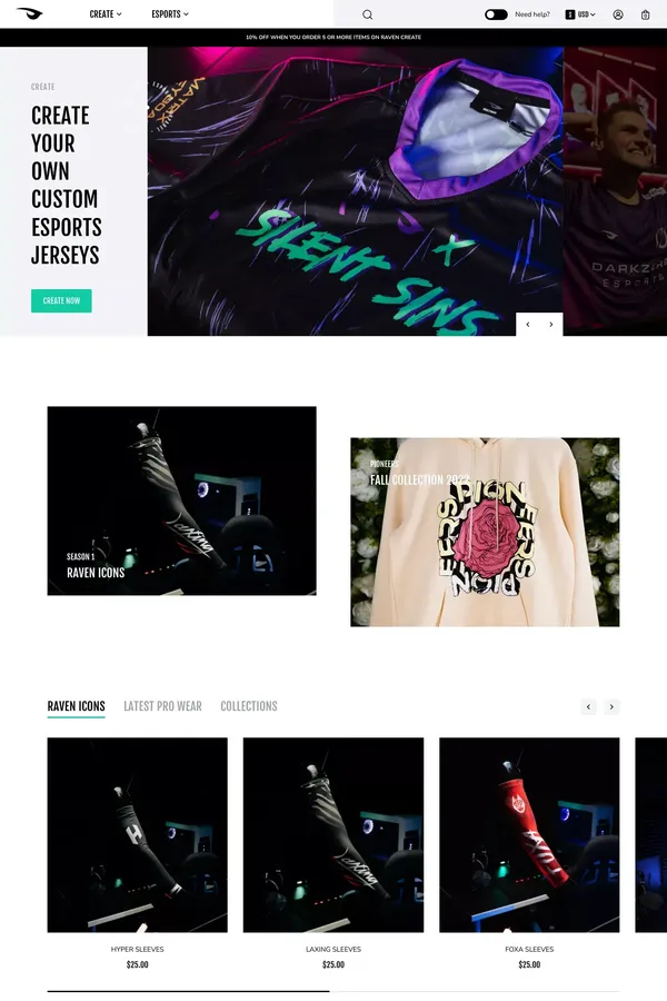 Custom Esports Jerseys For Gaming | Create Your Own | Design & Print