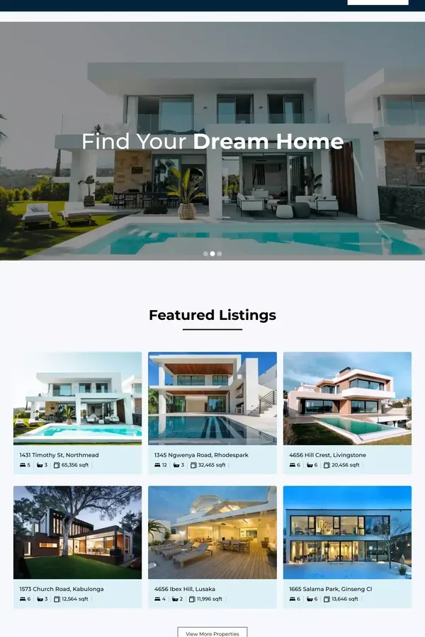 Nyumba Webflow HTML website template