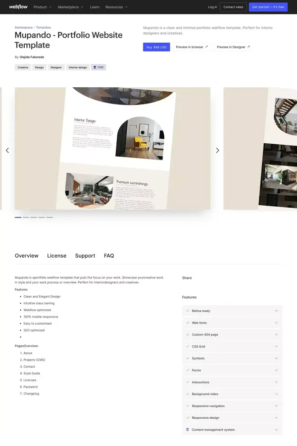 Mupando - Portfolio HTML5 Responsive Website Template