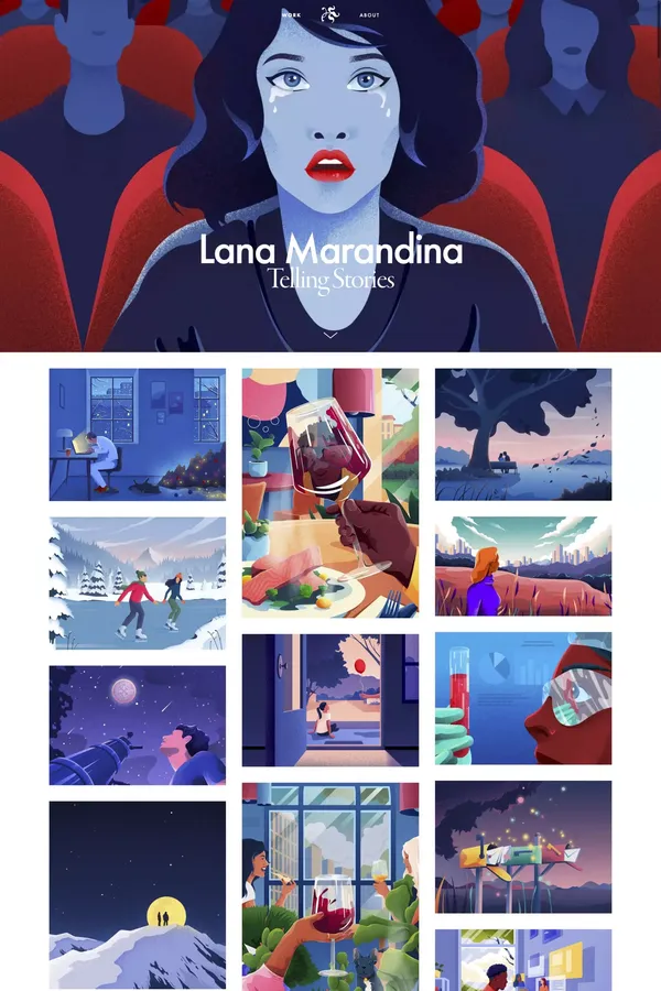 Work —— Lana Marandina - Portfolio design inspiration