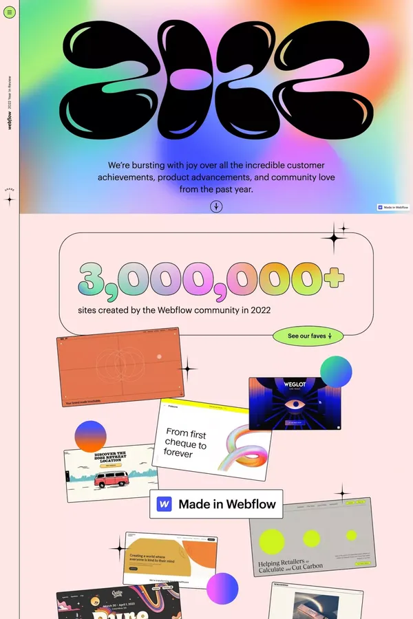 Webflow in 2022 - Other design inspiration