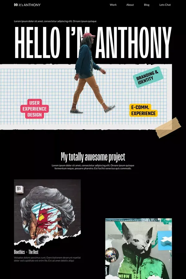 Detroit - Webflow HTML website template - Portfolio design inspiration