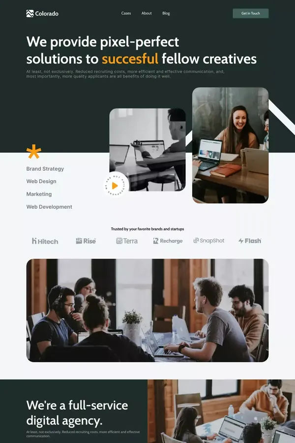 Colorado - Webflow HTML website template - Landing design inspiration
