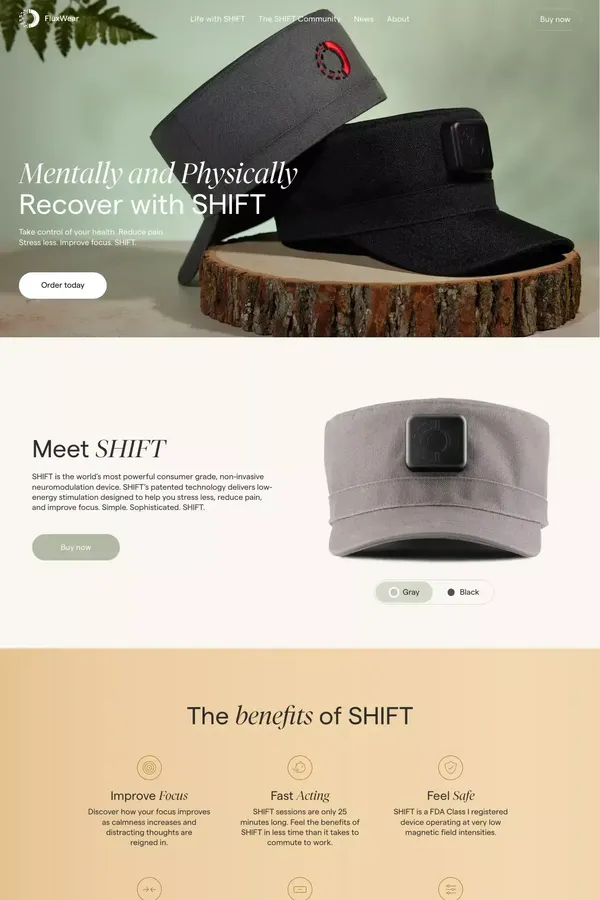Fluxwear — Mentally and Physically ‍Recover with SHIFT