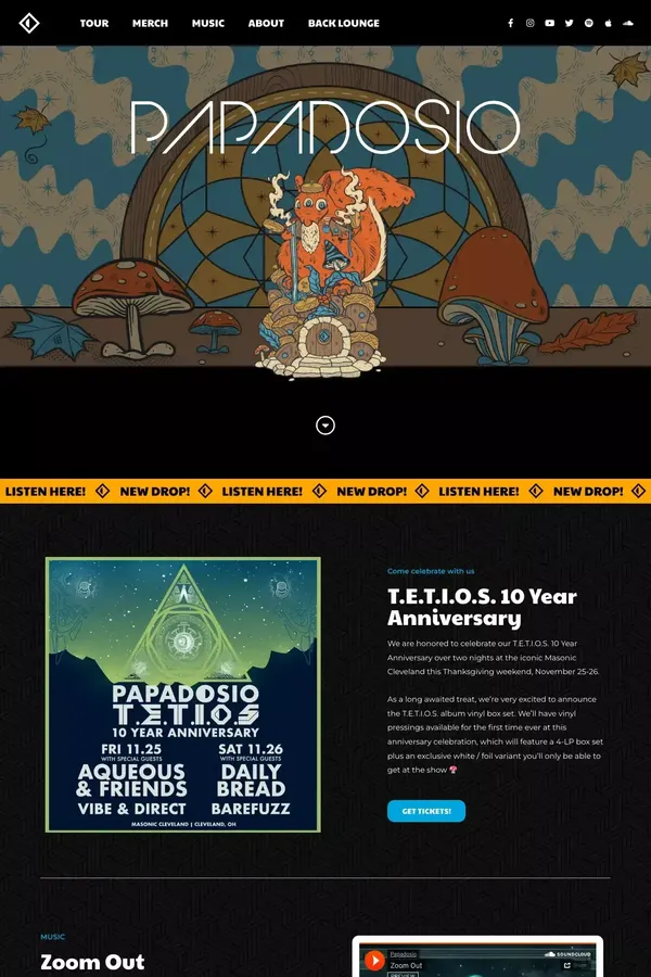 Papadosio - Tour Dates, Merch, and More