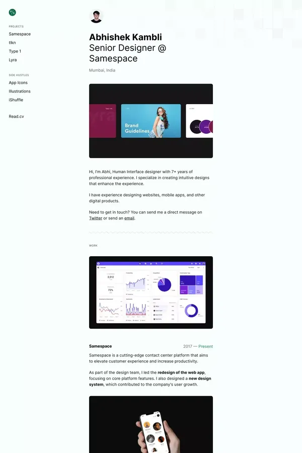 Pixels Studio â Abhishek - website design inspiration