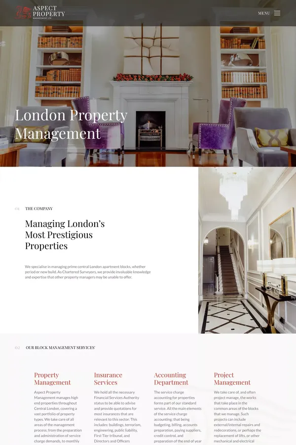 London Block Management Services | Aspect Property Management - Case Study design inspiration