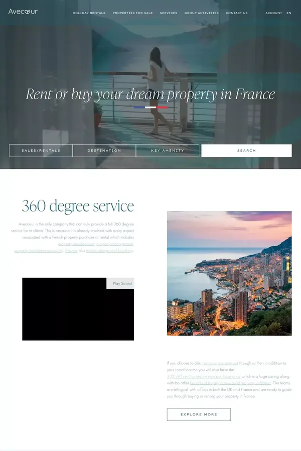 Avecoeur | France | Villas for sale and rent - Case Study design inspiration