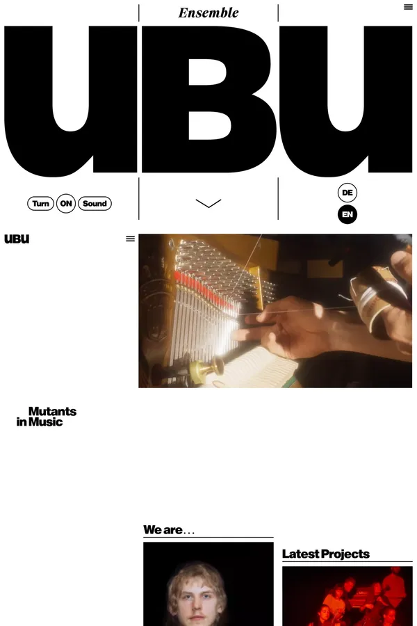 Ensemble uBu - Portfolio design inspiration