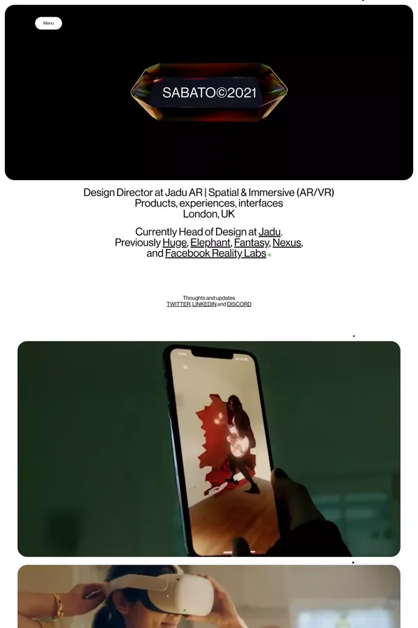 SABATOÂ©2022 - Portfolio design inspiration