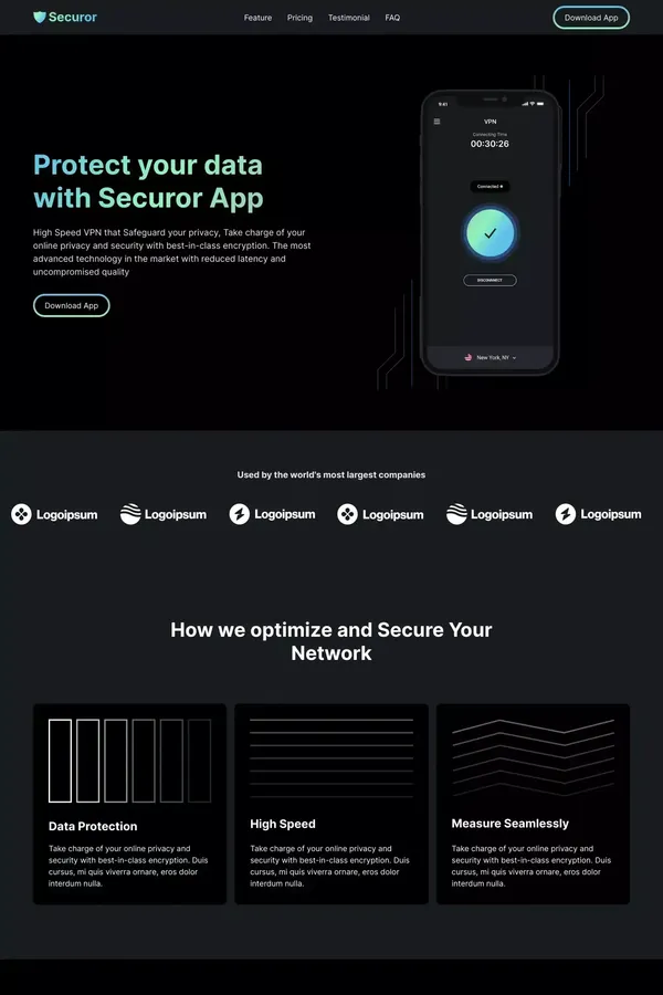 Securor - Webflow HTML Website Template