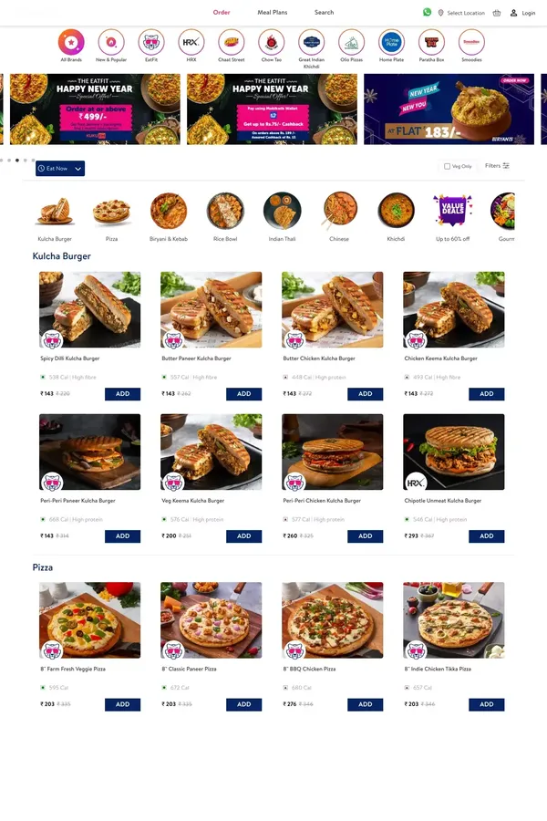 EatFit - Order healthy and tasty meals