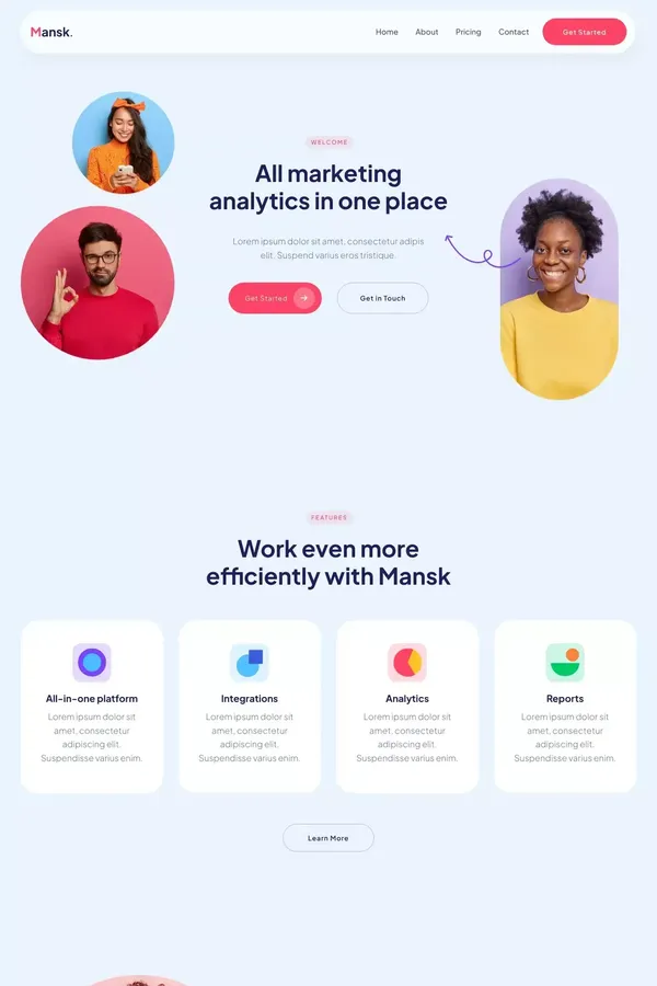 Home 03 - Mansk - Webflow Ecommerce Website Template