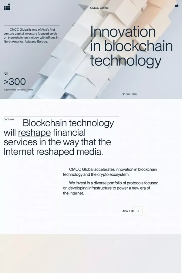 CMCC Global - Portfolio design inspiration