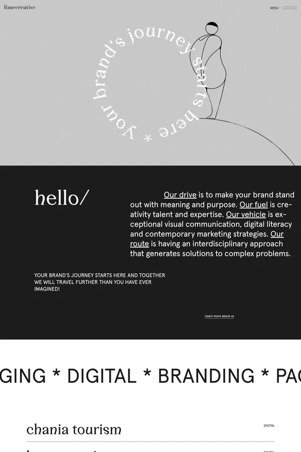 Web design and Branding Services in Crete - Lime Creative - Portfolio design inspiration
