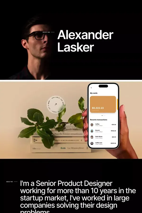 Lasker - Webflow HTML website template - Template design inspiration