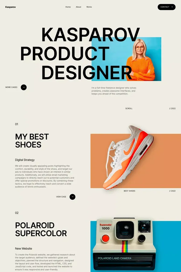 Kasparov - Webflow HTML website template - website design inspiration