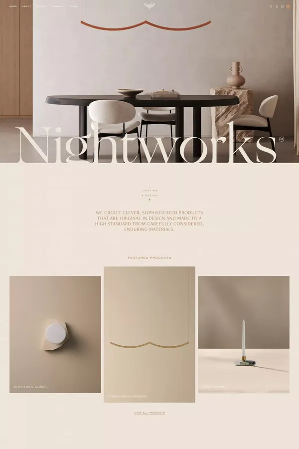 Nightworks Studio - Portfolio design inspiration