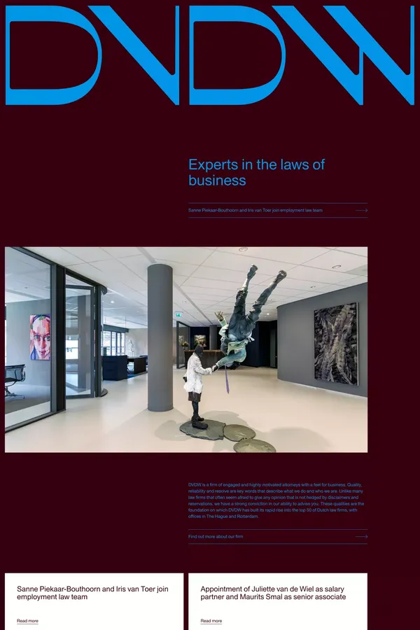 Home | DVDW - Portfolio design inspiration