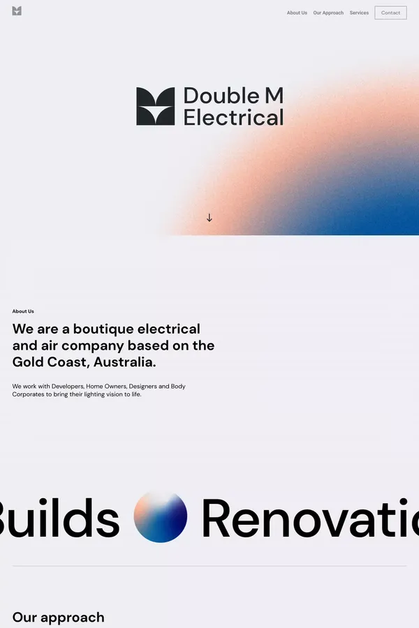 Home / Double M Electrical - Portfolio design inspiration