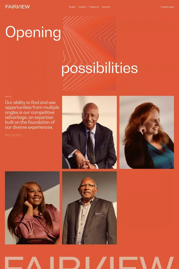 Fairview Capital - Portfolio design inspiration