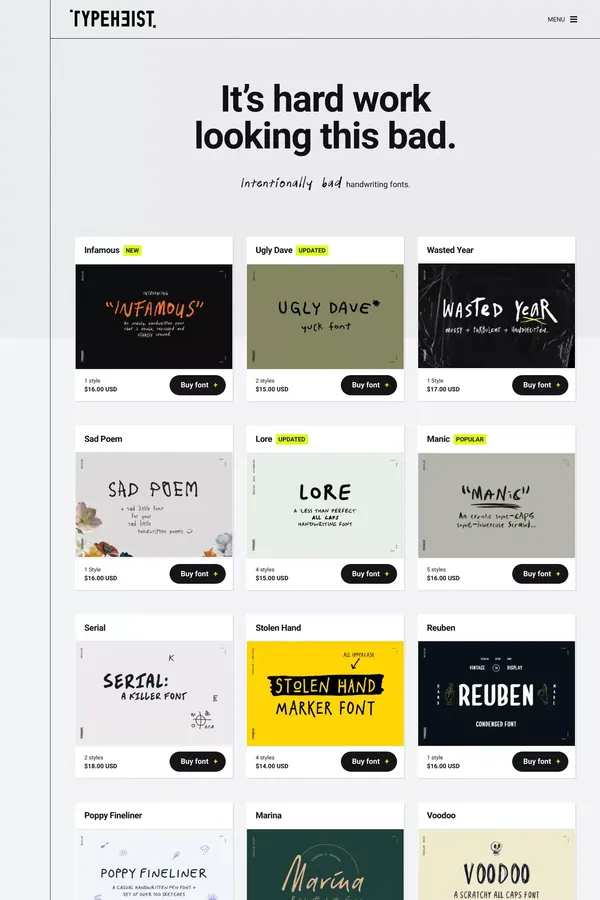 TYPEHEIST Font Foundry