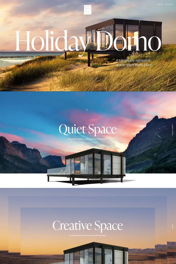 Stella Domo - Landing design inspiration