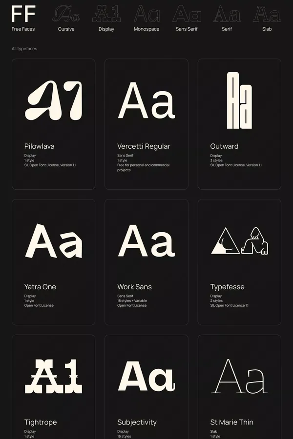 Free Faces - Other design inspiration